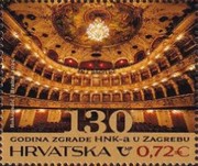 [The 130th Anniversary of the Croatian National Theater Building in Zagreb, type BJI]