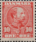 [King Christian IX, 1818-1906 - Horizontal Lines in Background in Oval, type M]