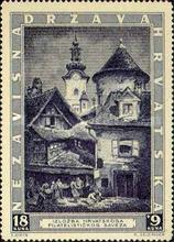 [Croatian Philatelistic Society's Stamp Exhibition at Zagreb, type BJ]
