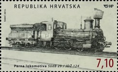 [Locomotives - The 150th Anniversary of the Arrival of the First Train to Zagreb, type AJX]
