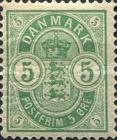 [Coat of Arms - Large Corner Numbers, type I]