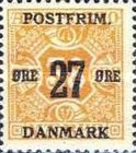 [Newspaper Postage Due Stamps Surcharged, type W7]