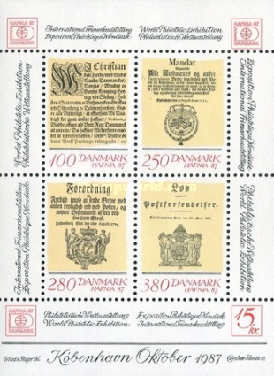 [International Stamp Exhibition "HAFNIA '87" - Copenhagen, type ]
