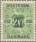 [Newspaper Postage Due Stamps Surcharged, type W5]