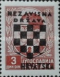 [Yugoslavia Postage Stamps Overprinted in Black - King Peter II, type B5]