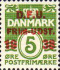 [D.F.U. Exhibition in Slagelse - No. 201A Overprinted "D.F.U. - FRIM-UDST. - 19 38", type BK]