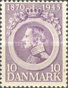 [The 75th Anniversary of the Birth of King Christian X, type BZ]