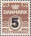 [Wavy Lines & King Frederik IX Surcharged, type DJ]