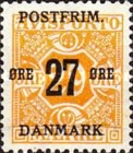 [Newspaper Postage Due Stamps Surcharged, type W6]