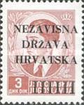 [Yugoslavia Postage Stamps Overprinted in Black - King Peter II, type A4]