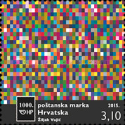 [The 1000th Postage Stamp Issued by Croatia Post Since 1990, type AOO]