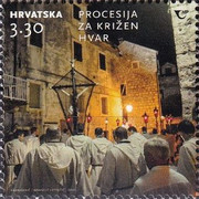 [Following the Cross Procession on the Island of Hvar, type BBJ]