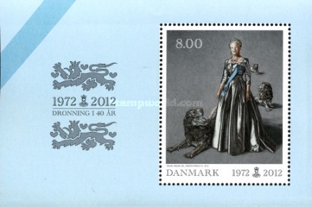 [The 40th Anniversary of the Coronation of Queen Margrethe II, type ]