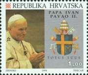 [Visit of Pope Johannes Poul II, type GU]