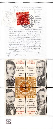 [The 150th Anniversary of the First Danish Stamp, type ]