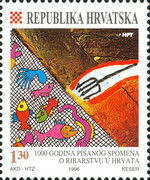 [the 1000th Anniversary of the First Written Record of Fishing in Croatia, type KQ]
