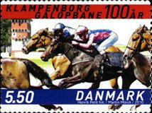 [Horses - The 100th Anniversary of Copenhagen Racecourse - Self Adhesive, type AOO]