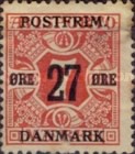 [Newspaper Postage Due Stamps Surcharged, type W2]
