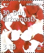 [National Day - The 30th Anniversary of the Republic of Croatia, type AZH]