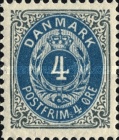 [Royal Emblem - New Drawing - Value in "ØRE" - Different Perforation, type G18]