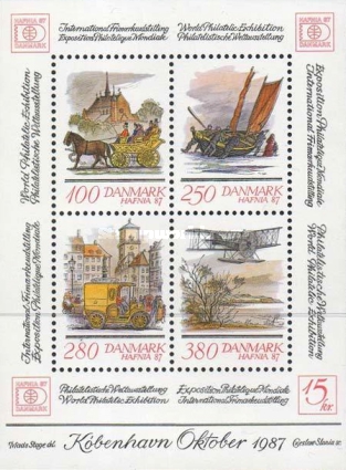 [International Stamp Exhibition "HAFNIA '87" - Copenhagen, type ]