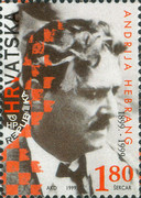 [The 100th Anniversary of the Birth of Andrija Hebrang, 1899-1949, type PW]