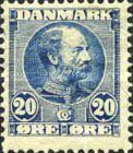 [King Christian IX, 1818-1906 - Horizontal Lines in Background in Oval, type M1]