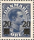 [King Christian X - Stamps of 1921-1922 Surcharged, type AJ]