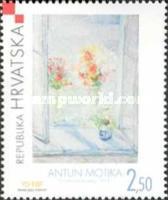 [The Croatian Modern Painting - Antun Motika - Flowers on the Window 1932, type TT]