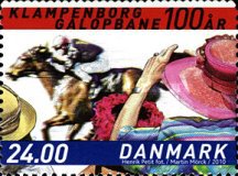 [Horses - The 100th Anniversary of Copenhagen Racecourse - Self Adhesive, type AOP]