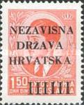 [Yugoslavia Postage Stamps Overprinted in Black - King Peter II, type A2]