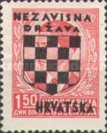 [Yugoslavia Postage Stamps Overprinted in Black - King Peter II, type B3]