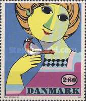 [Painting by Bjørn Wiinblad, type QO]
