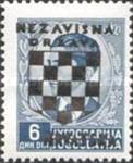 [Yugoslavia Postage Stamps Overprinted in Black - King Peter II, type B9]