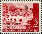 [No. 52, 55 and 60 Overprinted in Black and in New Colors, type O1]