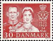 [The 25th Anniversary of the Marriage of King Frederik IX and Queen Ingrid, type EA]