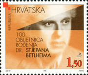 [The 100th Anniversary of the Birth of Stjepan Betlheim, type NP]