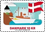 [The 800th Anniversary of the Danish Flag, type AXX]