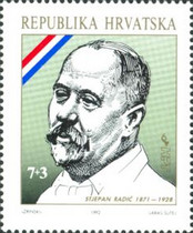 [Great Croats - Stjepan Radic, 1871-1928, type CZ]