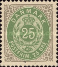 [Royal Emblem - New Drawing - Value in "ØRE" - Different Watermark, type G28]