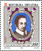 [the 400th Anniversary of the Birth of Ivan Bunic Vucic, 1592-1658, type ED]