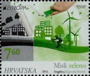[EUROPA Stamps - Think Green, type AQM]