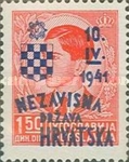 [Yugoslavia Postage Stamps Overprinted in Red or Blue -, type C3]