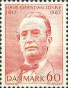 [The 150th Anniversary of the Birth of Hans Christian Sonn - Founder of the First Danish Cooperative Store, type FT]