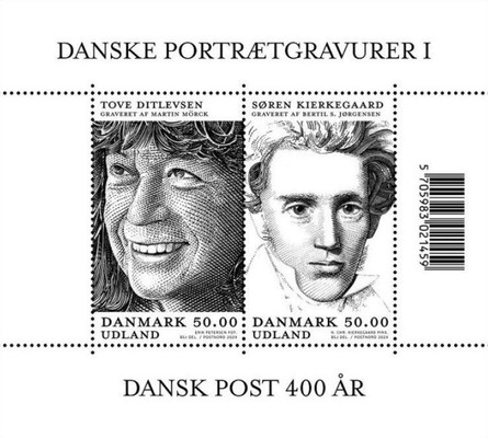 [The 400th Anniversary of the Danish Postal Office - Portrait Engravings, type ]