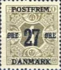 [Newspaper Postage Due Stamps Surcharged, type W]