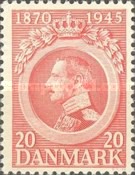 [The 75th Anniversary of the Birth of King Christian X, type BZ1]