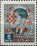 [Yugoslavia Postage Stamps Overprinted in Red or Blue -, type C9]
