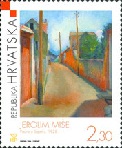 [Croatian Modern Painting - Juraj Plancic, Parisian Suburb, 1930, type WO]