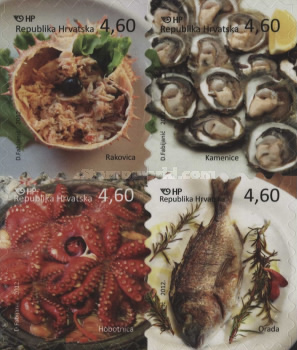 [Croatian Gastronomy - Self Adhesive Stamps, type ]